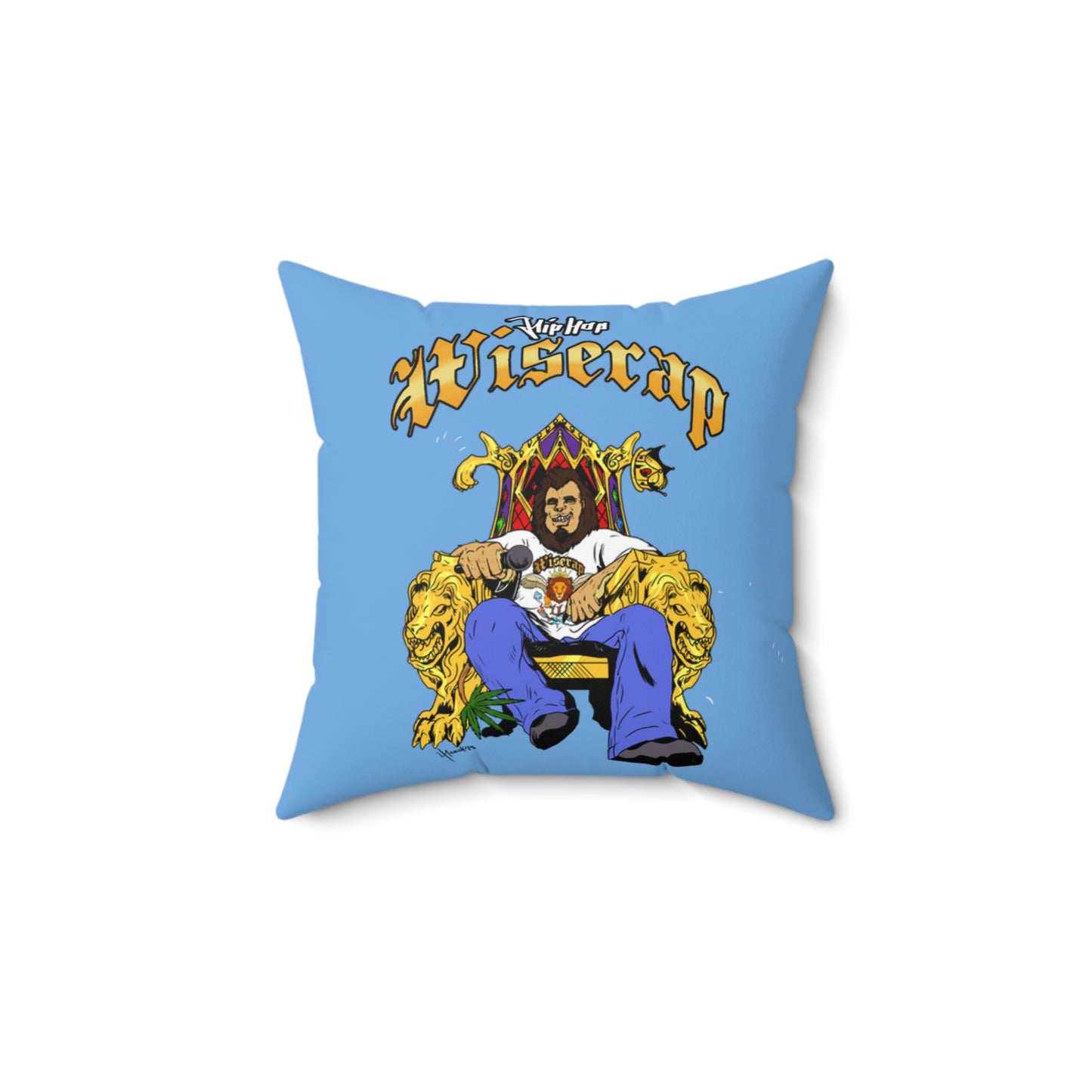 WiseRap (Skys The Limit) Lion Pillow